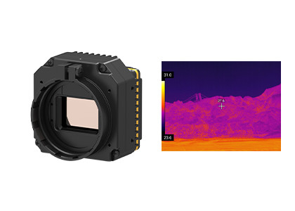 Uncooled Infrared Thermal Security Camera Module With Multiple Lenses
