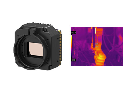 Uncooled Infrared Thermal Security Camera Module With Multiple Lenses
