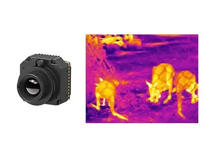 LWIR Thermal Camera Module Uncooled Horizontally 30mK for ADAS